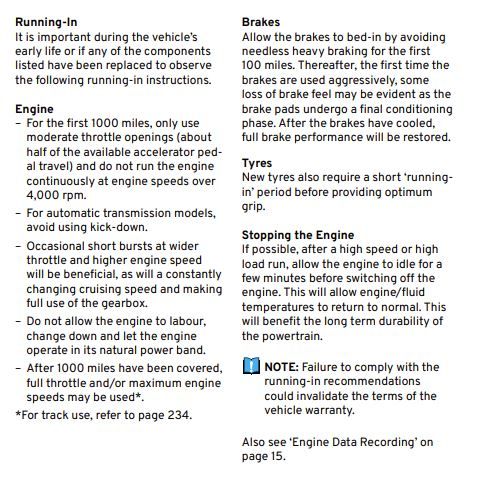 Running in (handbook p 173).JPG